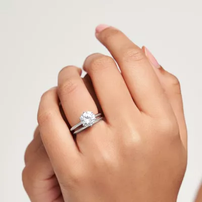 Audrey Classic 6 Prong Solitaire Engagement Ring
