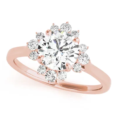 Edith Halo Engagement Ring
