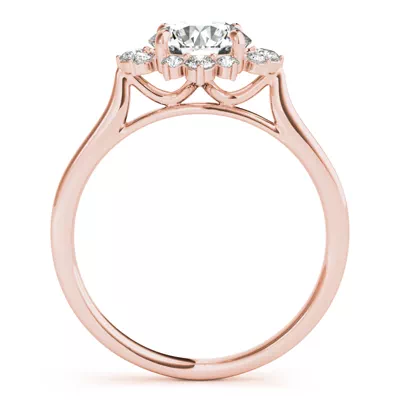 Edith Halo Engagement Ring