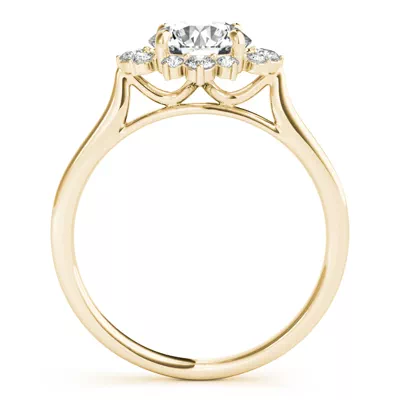 Edith Halo Engagement Ring