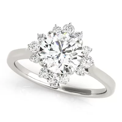 Edith Halo Engagement Ring