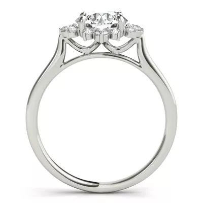 Edith Halo Engagement Ring