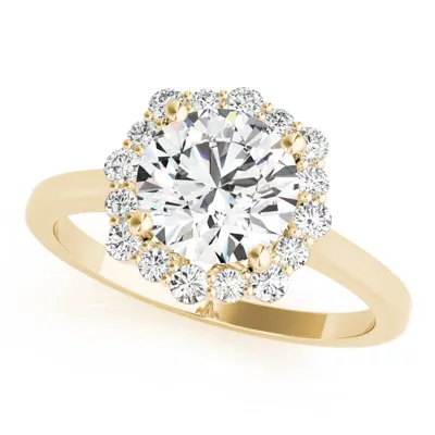 Lydia Halo Engagement Ring