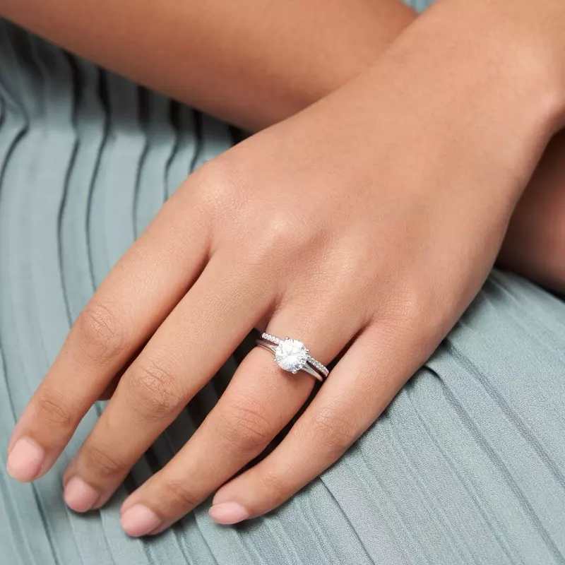 Platinum Ella Solitaire Engagement Ring