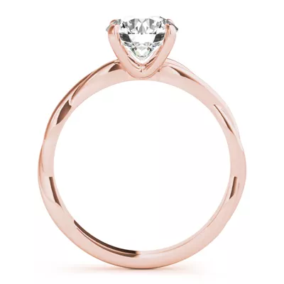 Celeste Solitaire Twist Engagement Ring