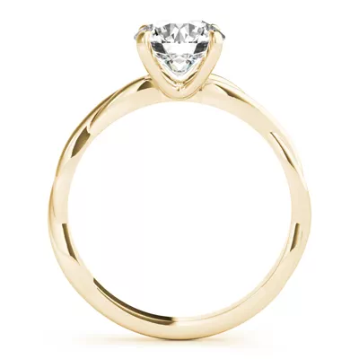 Celeste Solitaire Twist Engagement Ring