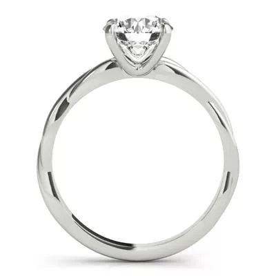 Celeste Solitaire Twist Engagement Ring