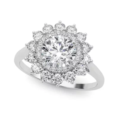 Jessie Double Halo Engagement Ring