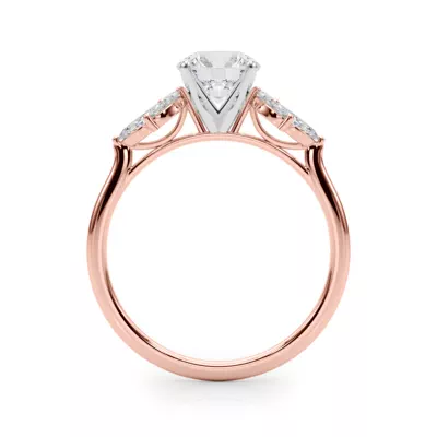 Ada Marquise Diamond Cluster Engagement Ring