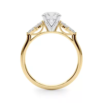 Ada Marquise Diamond Cluster Engagement Ring