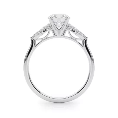 Ada Marquise Diamond Cluster Engagement Ring