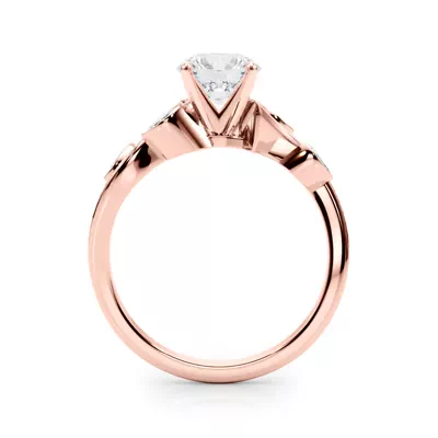 Poppy Nature Inspired Diamond Engagement Ring