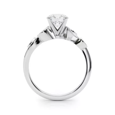 Poppy Nature Inspired Diamond Engagement Ring