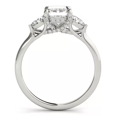 Lilith Three Stone Diamond Engagement Ring