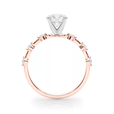 Happi Single Shared Prong Engagement Ring