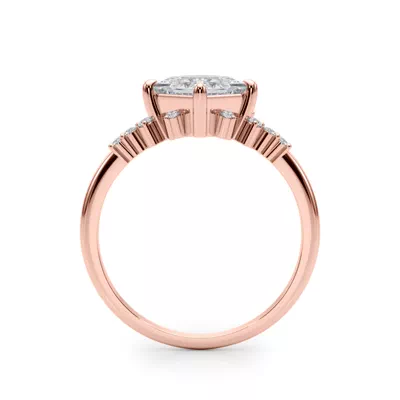 Juniper Scattered Diamond Engagement Ring