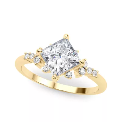 Juniper Scattered Diamond Engagement Ring