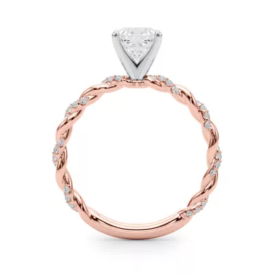 Freya Diamond Twist Engagement Ring