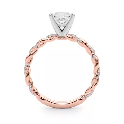 Freya Diamond Twist Engagement Ring