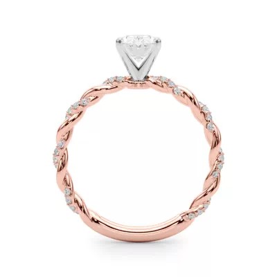 Freya Diamond Twist Engagement Ring