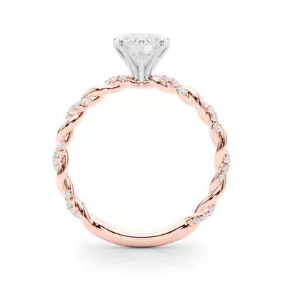 Freya Diamond Twist Engagement Ring