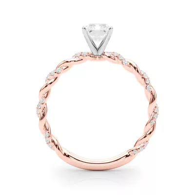 Freya Diamond Twist Engagement Ring