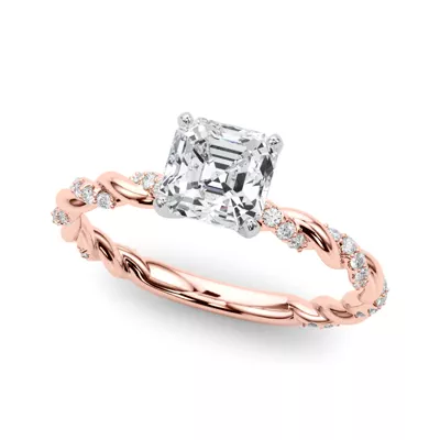 Freya Diamond Twist Engagement Ring