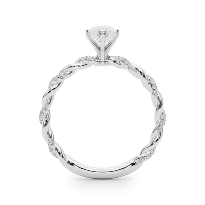 Freya Lab Diamond Twist Engagement Ring