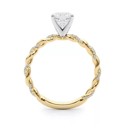 Freya Diamond Twist Engagement Ring