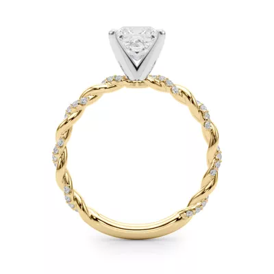 Freya Diamond Twist Engagement Ring