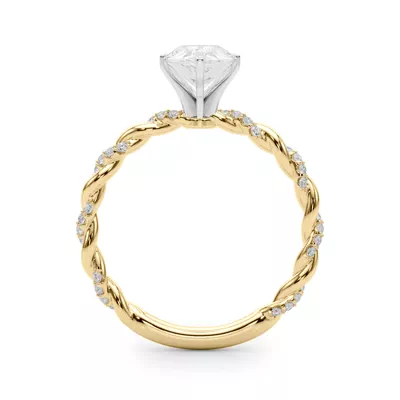 Freya Diamond Twist Engagement Ring