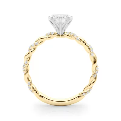 Freya Diamond Twist Engagement Ring