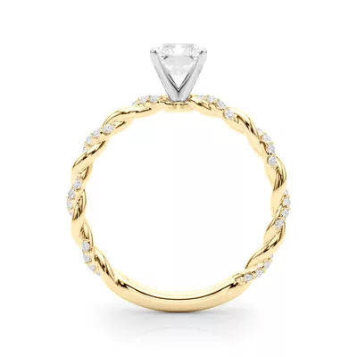 Freya Diamond Twist Engagement Ring