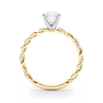Freya Diamond Twist Engagement Ring