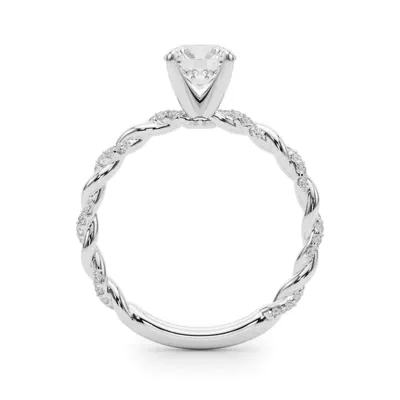 Freya Lab Diamond Twist Engagement Ring