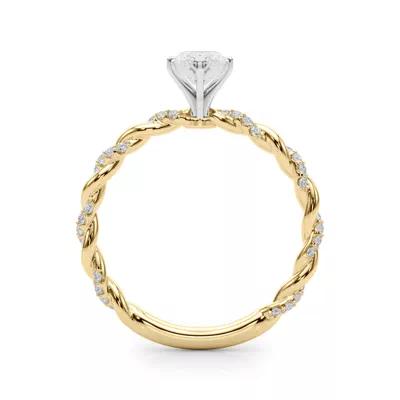 Freya Diamond Twist Engagement Ring