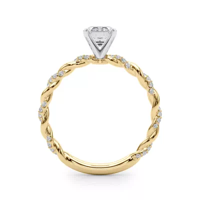 Freya Diamond Twist Engagement Ring