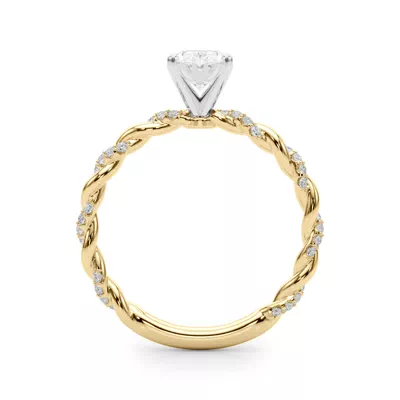 Freya Diamond Twist Engagement Ring