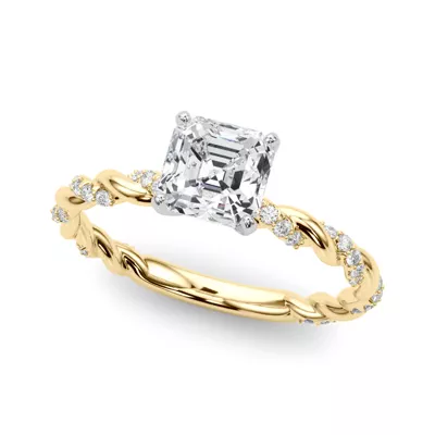 Freya Diamond Twist Engagement Ring