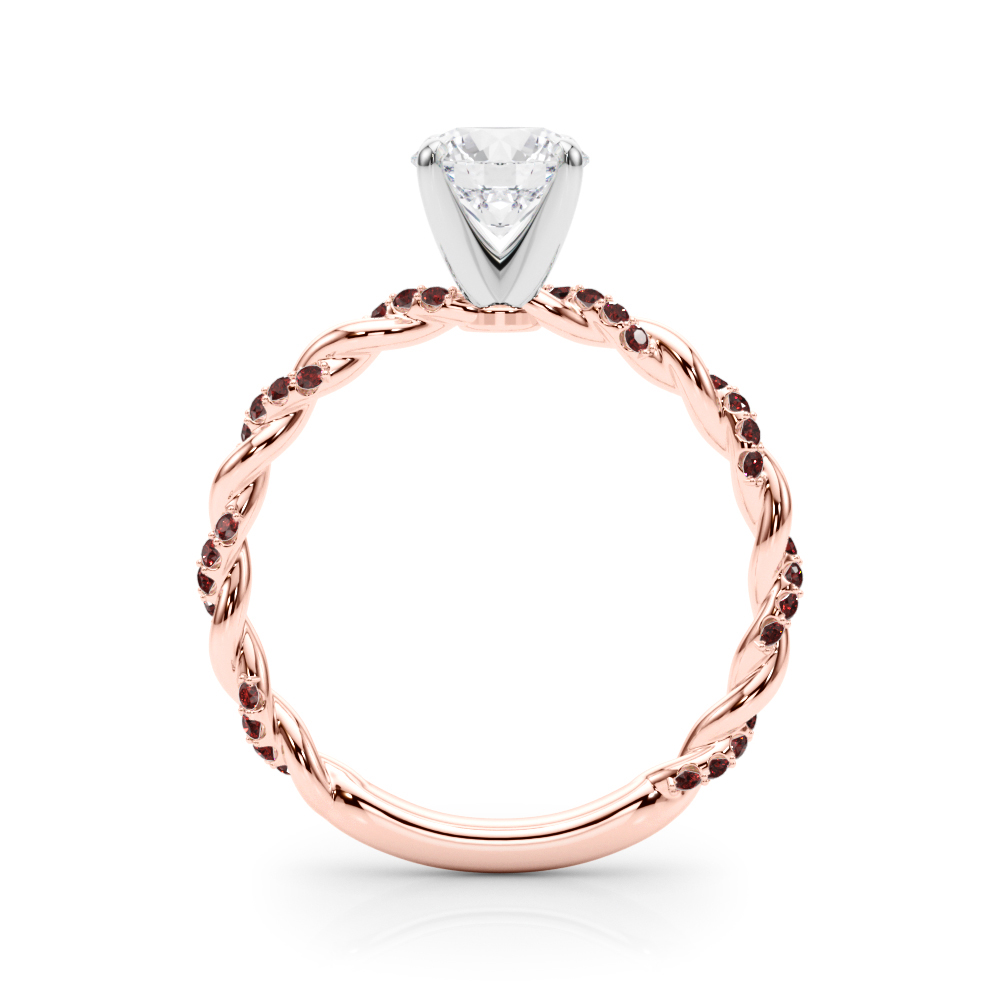 Freya Ruby Twist Engagement Ring
