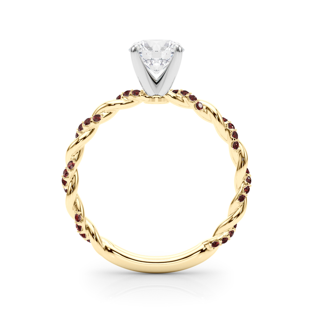 Freya Ruby Twist Engagement Ring