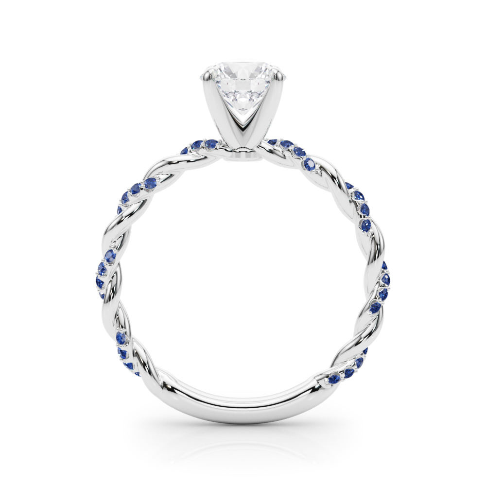Freya Sapphire Twist Engagement Ring