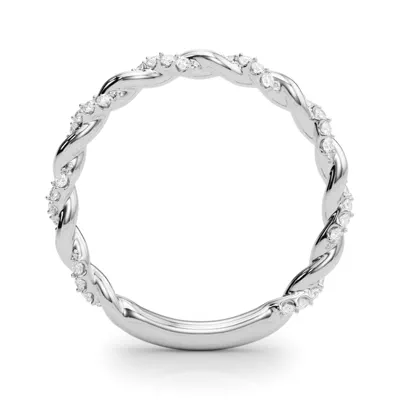 Freya Diamond Twist Wedding Band