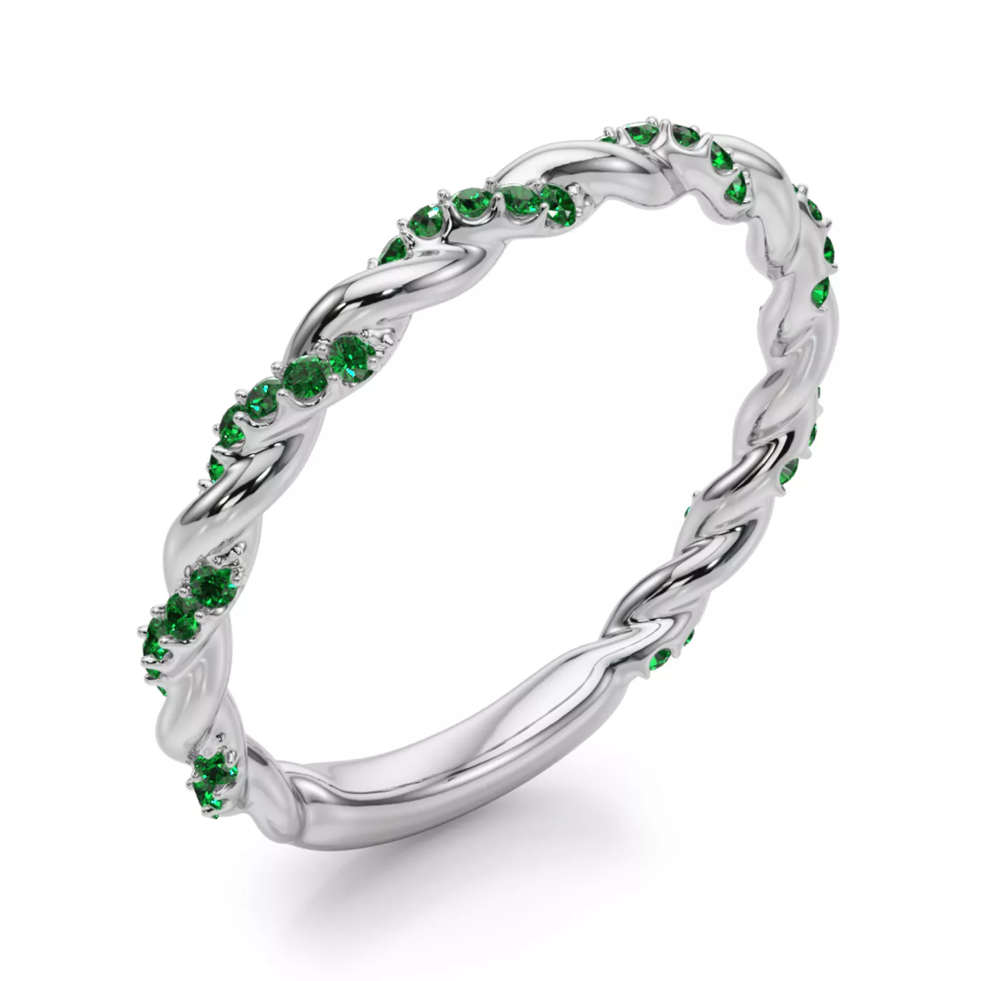 Freya Lab Emerald Twist Band