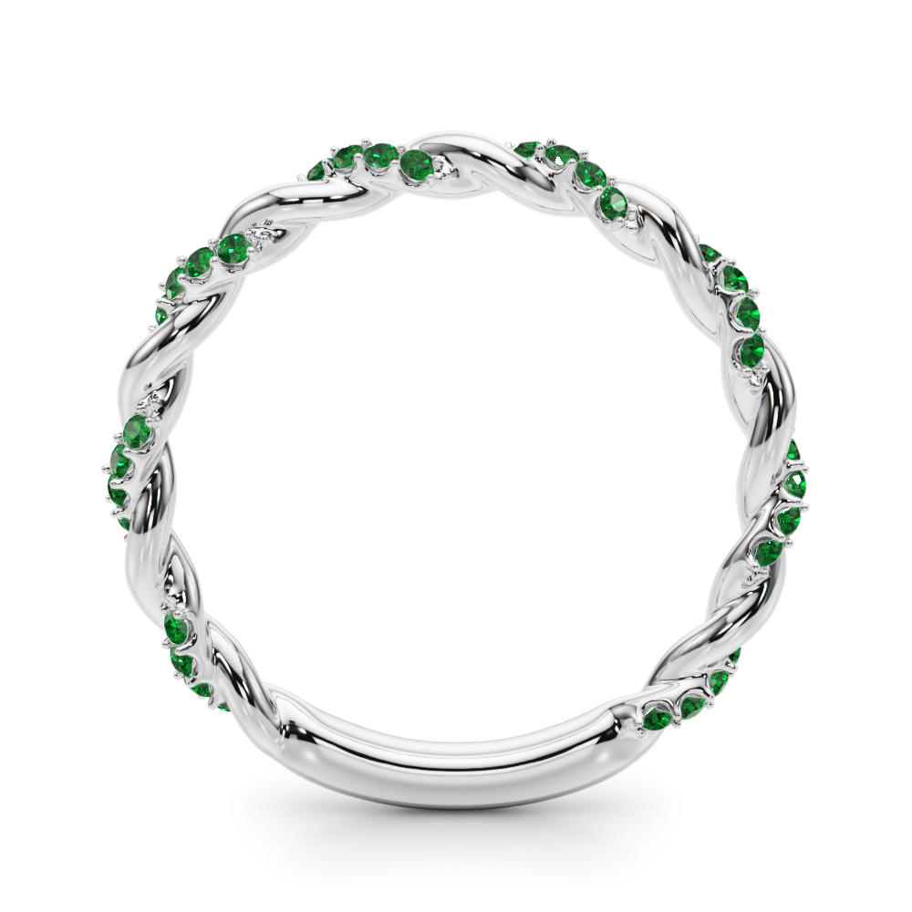 Freya Emerald Twist Band