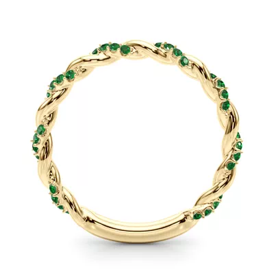 Freya Lab Emerald Twist Band