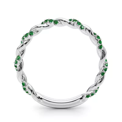 Freya Lab Emerald Twist Band