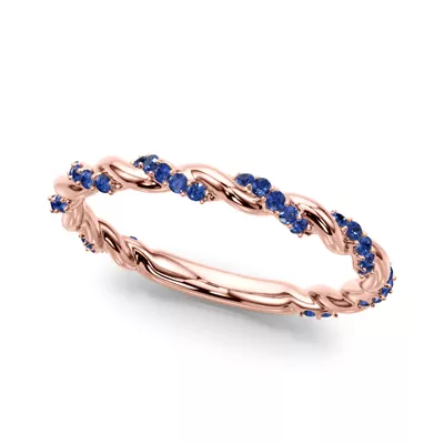 Freya Lab Sapphire Twist Band