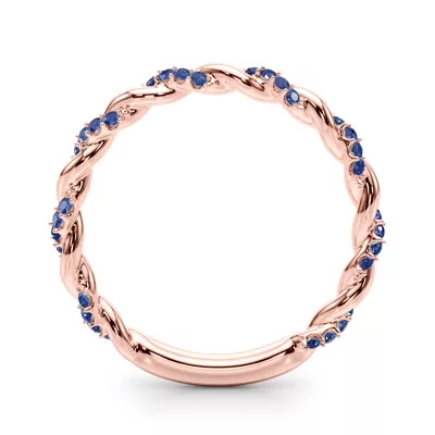 Freya Lab Sapphire Twist Band