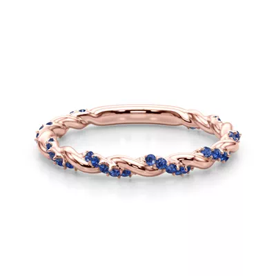 Freya Lab Sapphire Twist Band